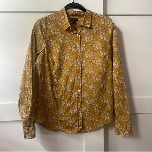 Floral Yellow Women's Top